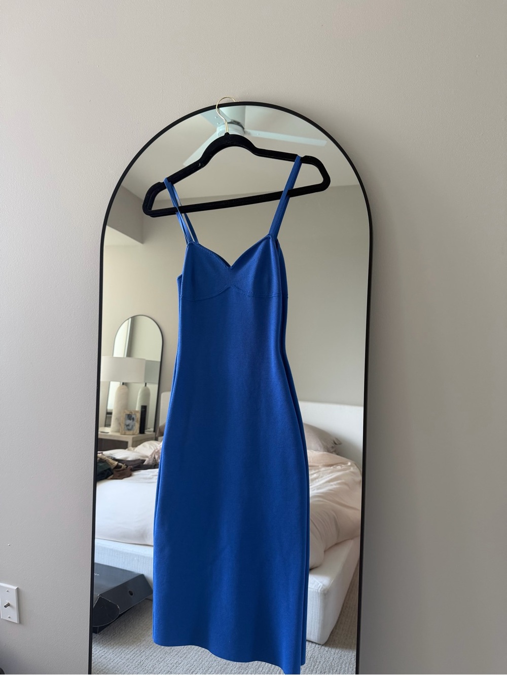 Babaton Cobalt Blue Strappy Midi Dress